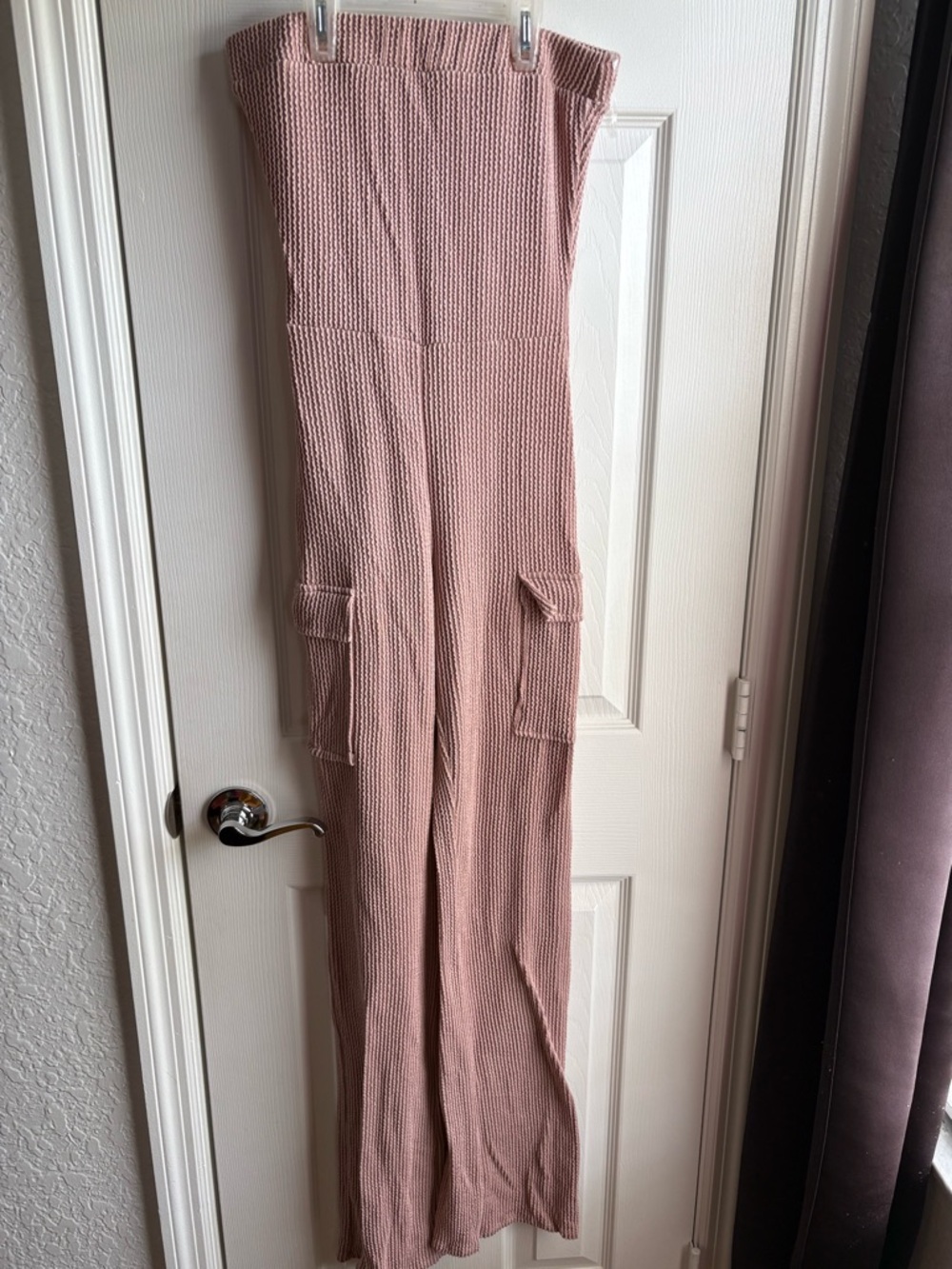 Strapless Ribbed Jumpsuit - Picture 2 of 2